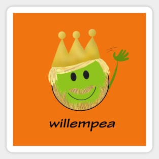 Willempea, bearded version Magnet